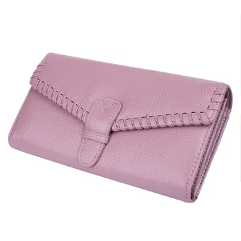 

Woven Ladies Long Wallets Fashion New Woman's Wallets Card Number