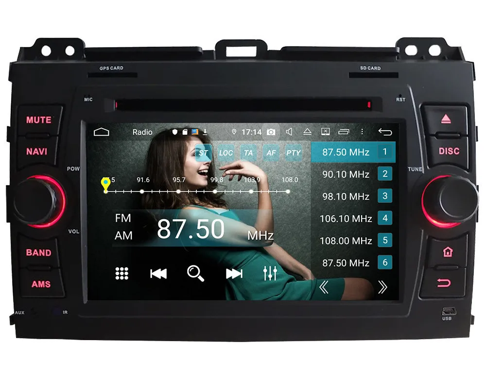 Klyde 4G Android 9 Восьмиядерный 4 Гб ОЗУ 64 Гб ПЗУ DSP автомобильный DVD мультимедийный плеер стерео для Toyota Land Cruiser Prado LC120 2004-2010
