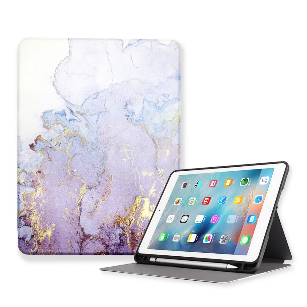 2017 2018 9.7inch Чехол для планшета со слотом для ручки для iPad Mini 4/5 для iPad Air 1/2 Smart Cover для iPad 10,2 дюймов Air 3 Pro 10,5 Funda - Цвет: 2017 2018 9.7inch