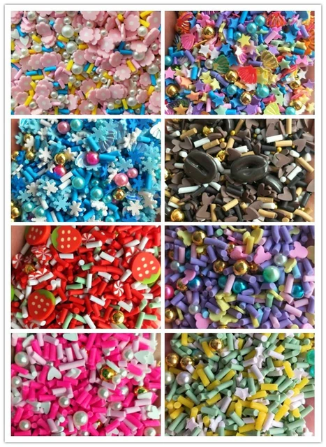 Bulk Assorted Christmas Series Polymer Clay Slice Hot Soft Clay Sprinkles  For Nail Art DIY Crafts Cake Phone Decor - AliExpress