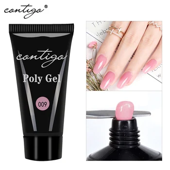 

CONTIGO 10Color Poly gel for Nails Gel Polish High Quality Semipermanent Builder Gel Manicure Hybrid Varnishes Gel for Extension