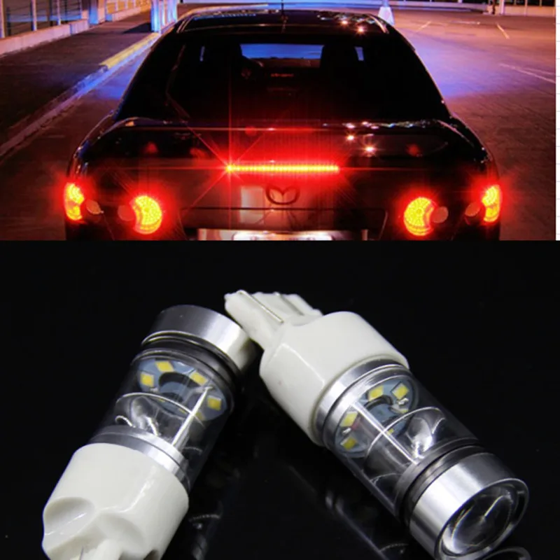 2X7443 T20 W21/5W Auto Led Di Arresto Di Coda Freno Lampadine Luci Di Lampadina Per Mazda Mazda2, Mazda3, Mazda5,Mazda6,Cx-5,Cx-7