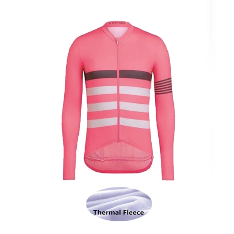 Jersey Новинка RCC Мужская Зимняя Теплая Флисовая велосипедная футболка Ropa Ciclismo велосипедная спортивная одежда с длинным рукавом Одежда для велоспорта - Цвет: Jersey