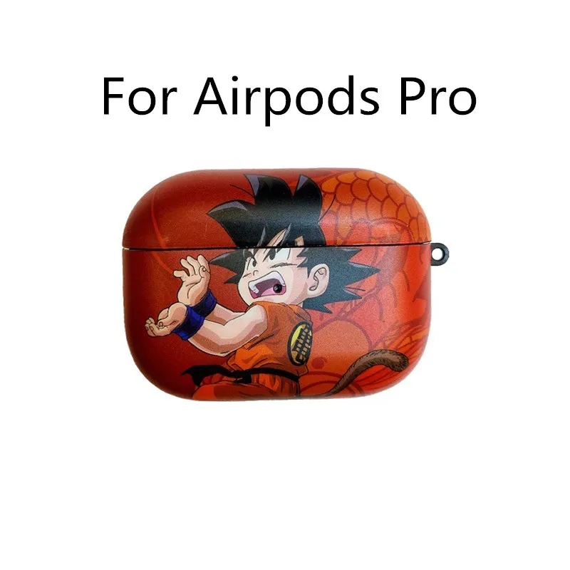 Cartoon anime Pattern For Apple Airpods Case Funny Cute Bluetooth Earphone Cover Silicone Headphone Case For air pods Pro Funda - Цвет: For Airpods Pro-1