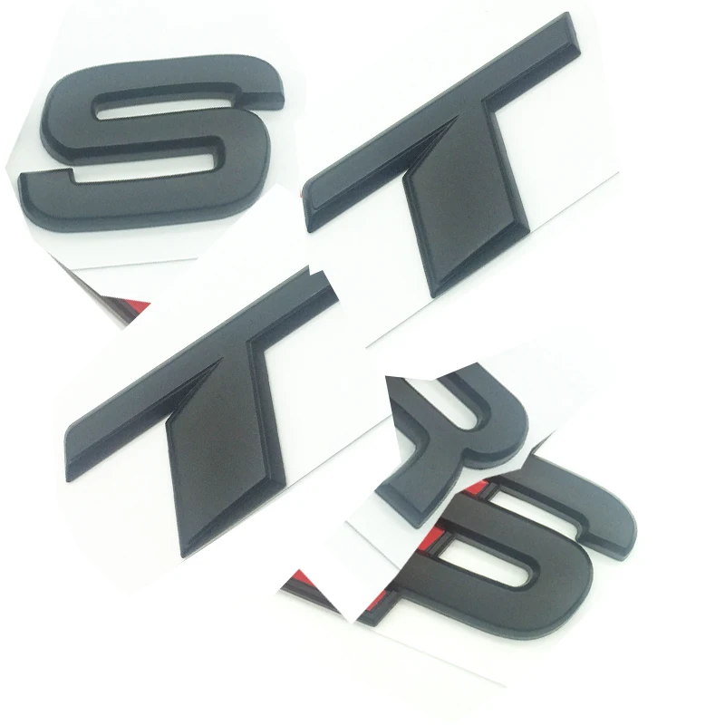 OEM ABS табличка для Audi T R S TT TTS TTRS матовая черная эмблема 3D логотип багажника компактный значок