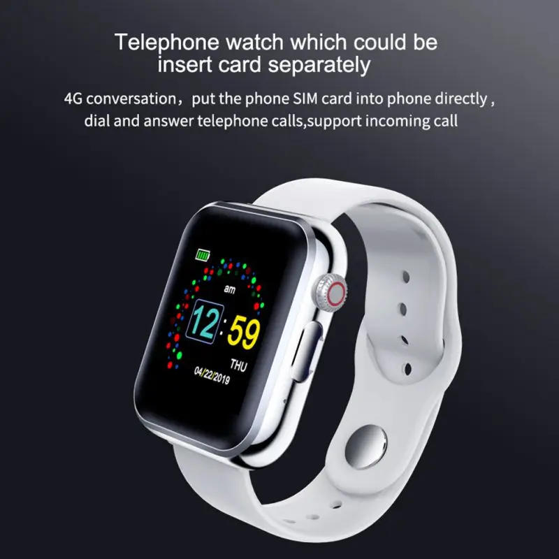 Смарт-часы с цветным экраном HD, мужские, с Bluetooth, с циферблатом, с номерами, спортивные, с шагомером, женские часы с камерой, с sim-картой, умные часы, Android IOS
