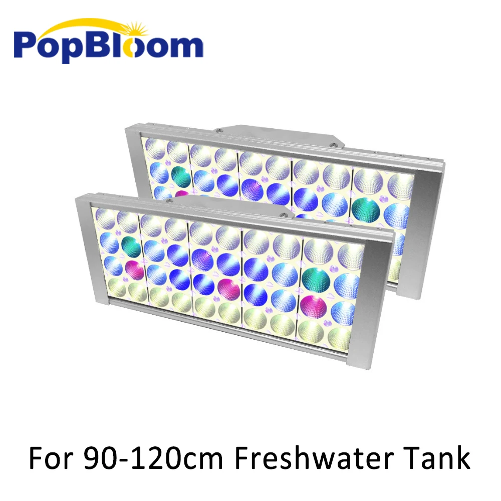 PopBloom светодиодный светильник для аквариума, светодиодная лампа для пресноводного бака, светильник, лучшее покрытие и полный спектр, умный контроллер FI3SP2