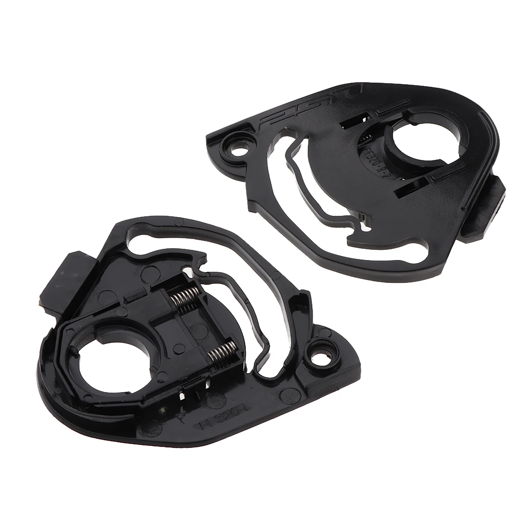MagiDeal 2Pcs Helmet Shield Visor Gear Plate Set for LS2 FF320 FF328