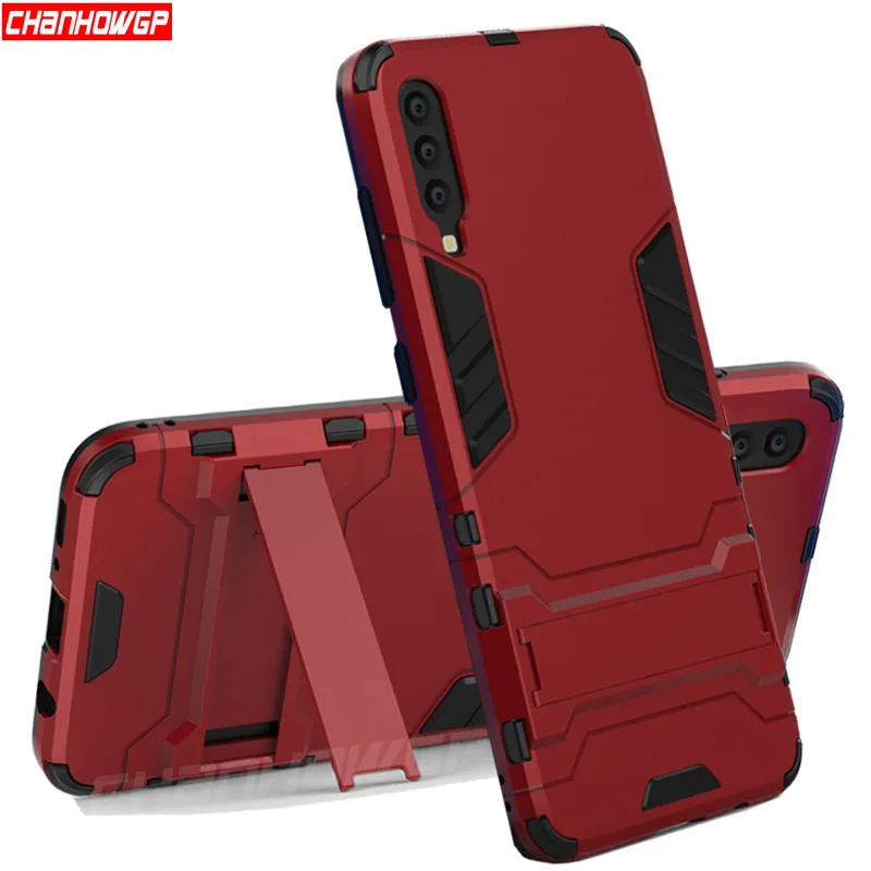 

Anti-Fall Shockproof Case For Samsung Galaxy A70 A705 A50 A505 A20e A202 Hard PC Stand Cover For Samsung A10 A30 A40 A50 A60 A80