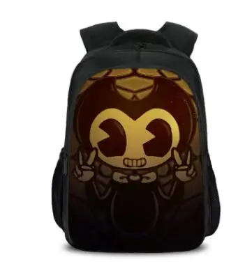Новое поступление, школьный рюкзак Bendy And The Ink Machine, студенческий рюкзак для подростков, мальчиков и девочек, детский рюкзак Bendy and Boris - Цвет: as pictures