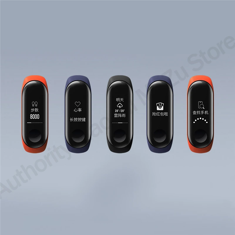 Origina Xiaomi mi Band 3 Смарт-Браслет фитнес-браслет mi Band 3 сенсорный экран частота сердечных сокращений смарт-браслет для Android IOS