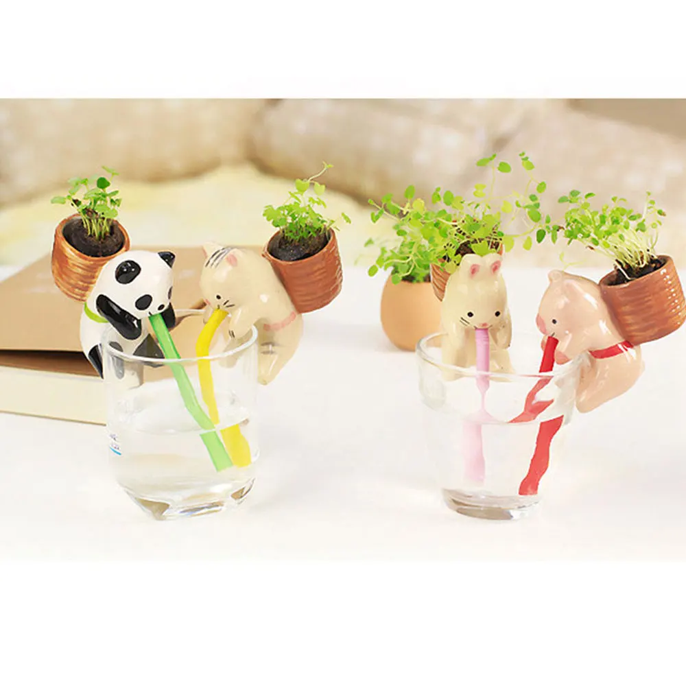 

Automatic Watering System Multi Pattern Irrigation Equipment Mini Self Watering Device Bonsai Straw Ornaments