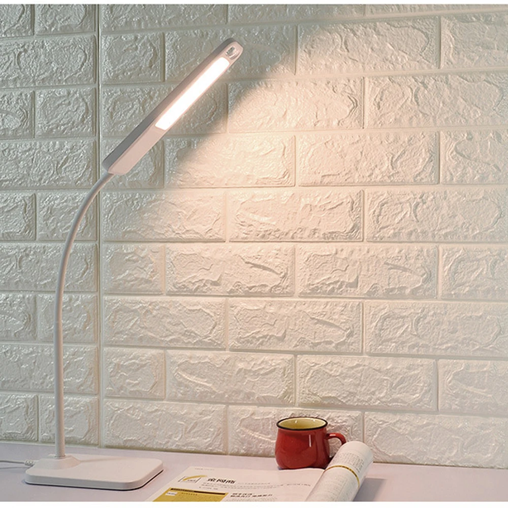 

Led Rechargeable Eye-protecting Table Lamp Students Children Learn to Work Bedroom Touch Folding Small Desk Lamp