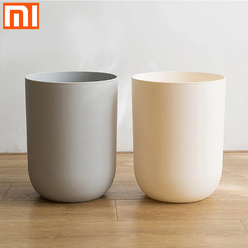 

Xiaomi Nordic simple trash can small light gray simple appearance thick and durable environmental protection material trash can