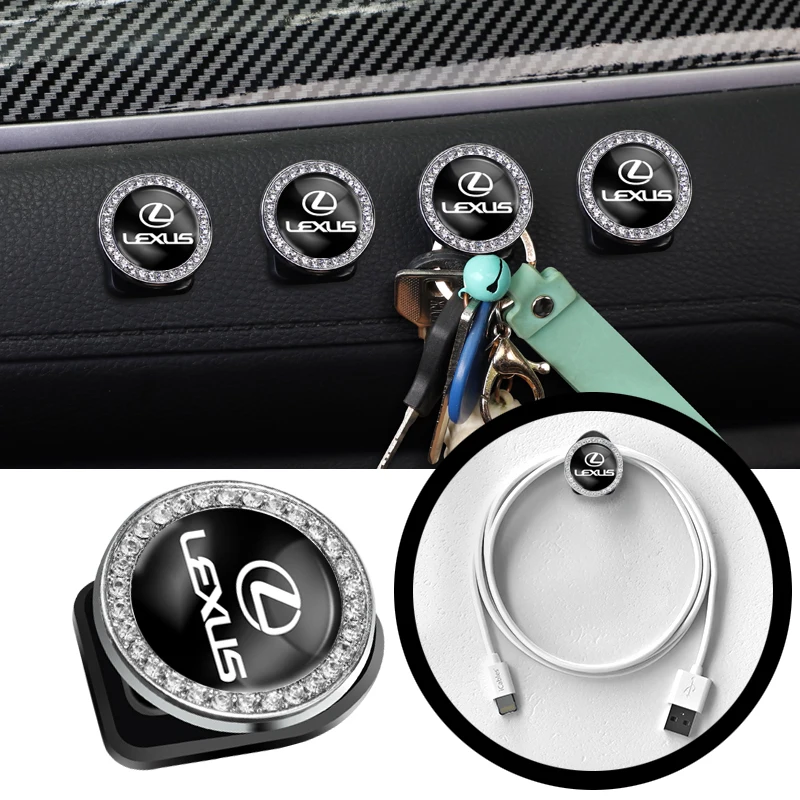 2Pcs Car Mini Hooks Hidden Storage For Lexus GX460 Ct200h ES Fsport GS GX IS LS LX NX RX UX | Автомобили и мотоциклы