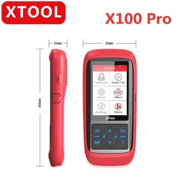 

XTOOL X100 Pro OBD2 For Mileage Adjustment ,immobilizer memory with EEPROM Adapter Auto Key Programmer/