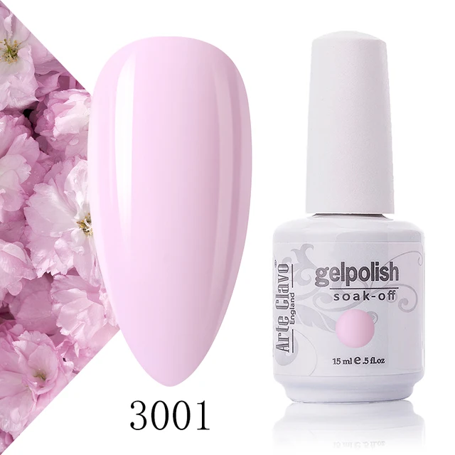 Arte Clavo 131 Colors Gel Polish Nail Gel Varnish Paint Semi Permanent Nails Art Gel Nail Polish For Manicure Top Coat Base Coat 3001