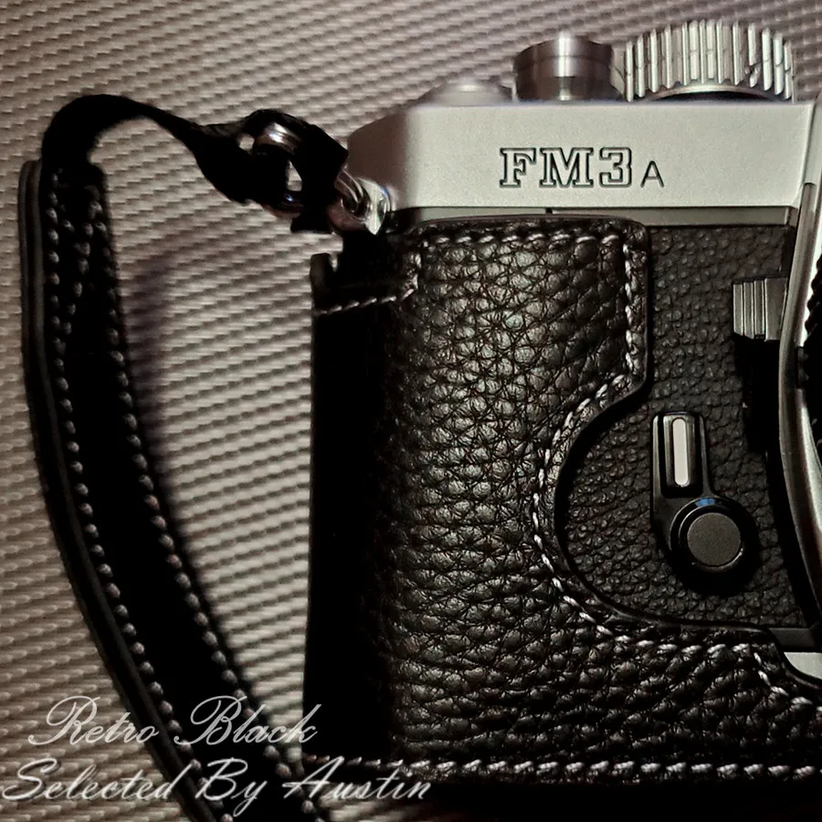 

Кожаный чехол-сумка для камеры Nikon FM3A, кожаный чехол ручной работы