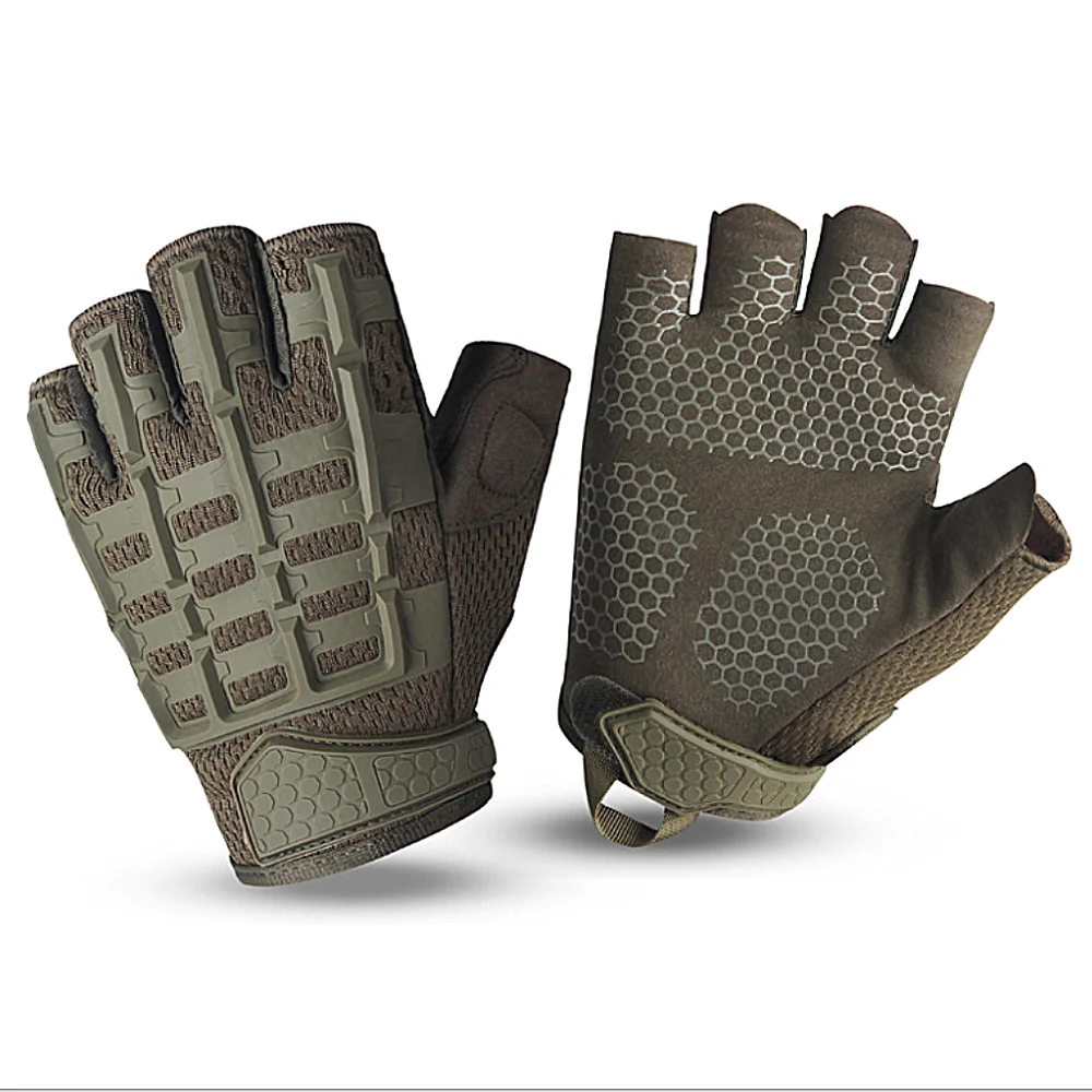 

Rock Climbing Sports Motocross Motorcycle Cycling Bike Gloves Riding Racing Tactical Military Army Half-finger Gloves