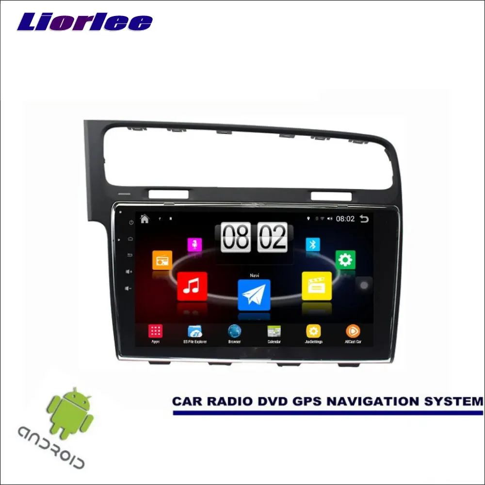 

Liorlee Car Android Player Multimedia For Volkswagen VW Golf Mk7/MQB 5G Radio Stereo GPS Nav Navi ( no CD DVD ) 10.1" HD Screen