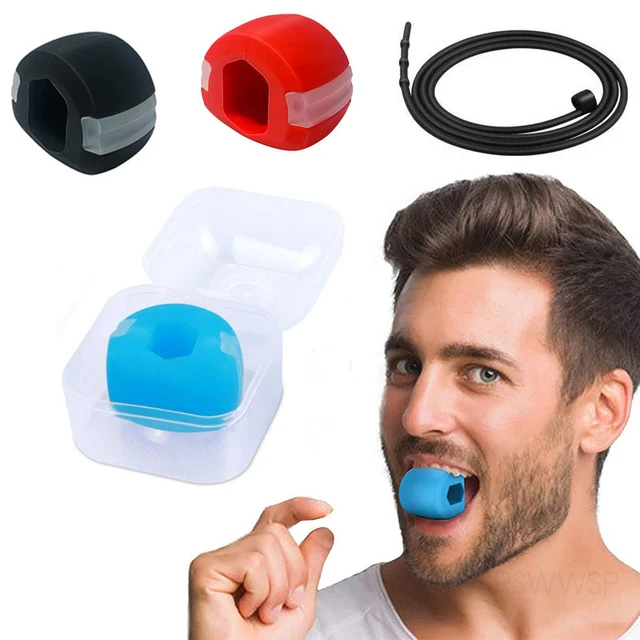 Stuck Jawv-face Jawline Trainer - Silicone Facial Muscle Exerciser For  Double Chin Removal