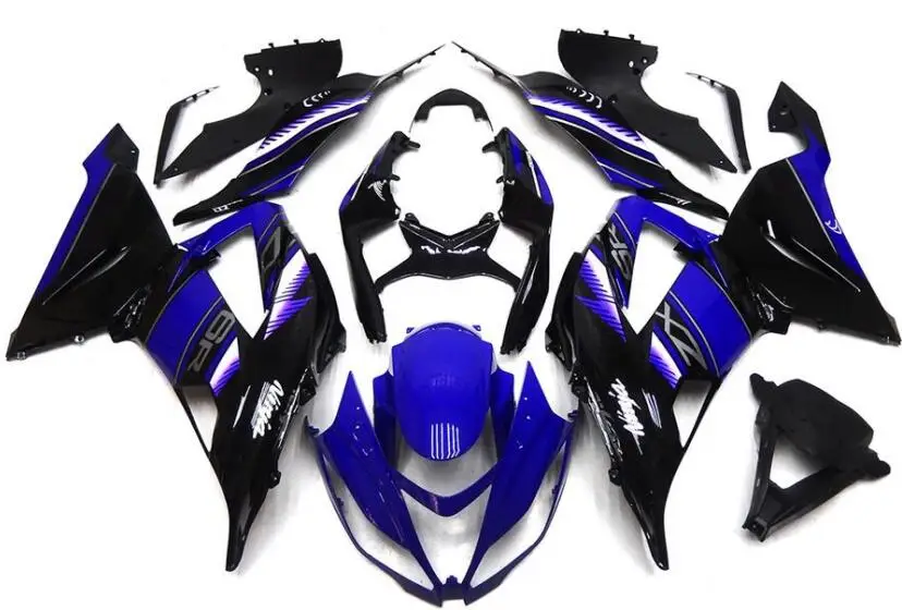 ABS обтекатель комплект подходит для Kawasaki ZX6R 2013 Мотоцикл Обтекатели ZX-6R Ninja 636 599 кузов набор синий