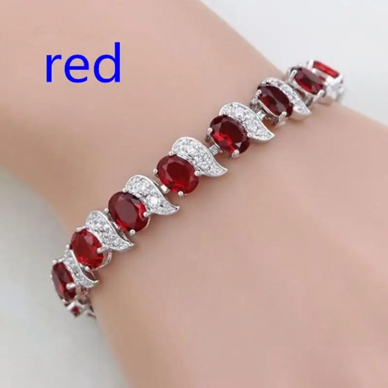 Women Delicate Crystal Zircon Tennis Bracelet Women Elegant Banquet Party Jewelry zircon bracelets crystal inlay bracelet crystal bracelet cubic zirconia bracelet