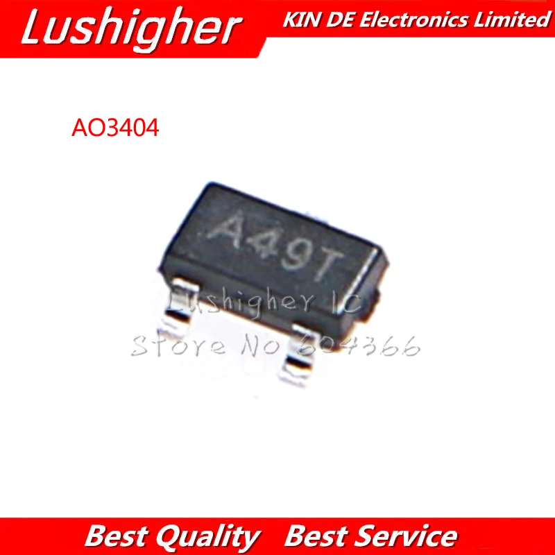 50pcs AO3404 SOT-23 A49T SOT23 AO3404A SOT New Original | Электронные компоненты и принадлежности