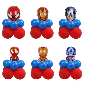 

10Pcs MARVEL Spider Hero Man Hulk Foil Balloon Batman Captain America Birthday Party Balloons Decoration Kids Favor Gifts
