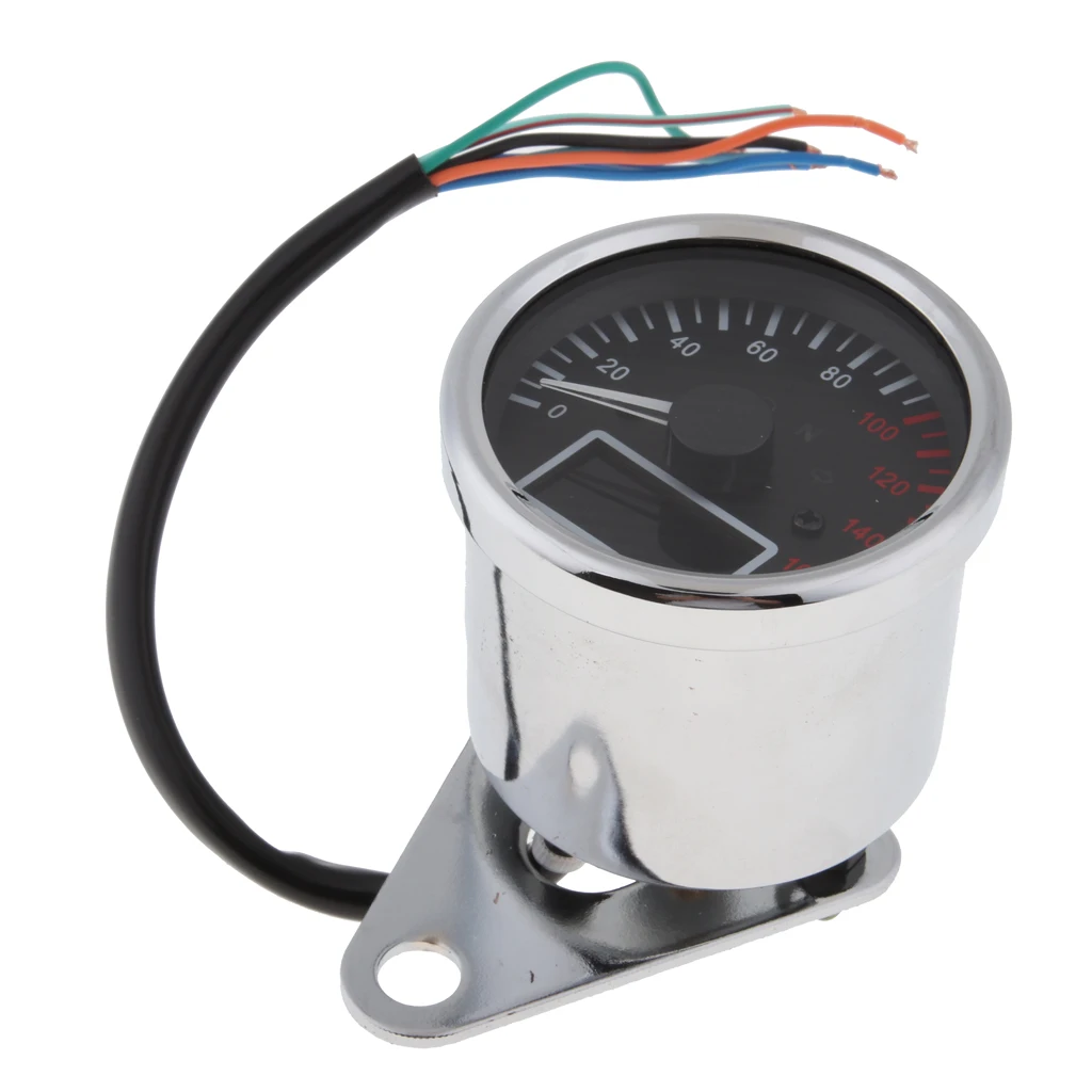 12V lcd мотоцикл цифровой дисплей спидометр одометр тахометр многофункциональный универсальный