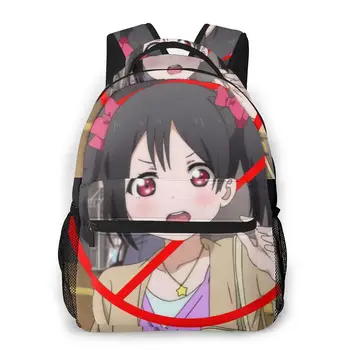

BAN NICO YAZAWA New Pattern knapsack Lovelive Teens Books Backpack