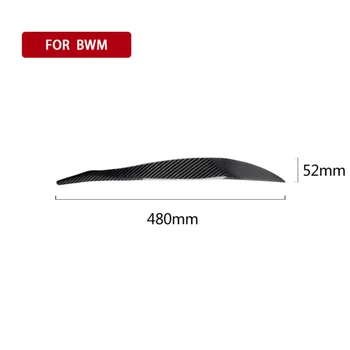 

2019 for BMW F30 F31 F32 F33 F343 Style 2 Pcs Sticker Carbon Fiber Headlight Eyebrows Eyelid Trim Eye Lid Cover Decoration 2012