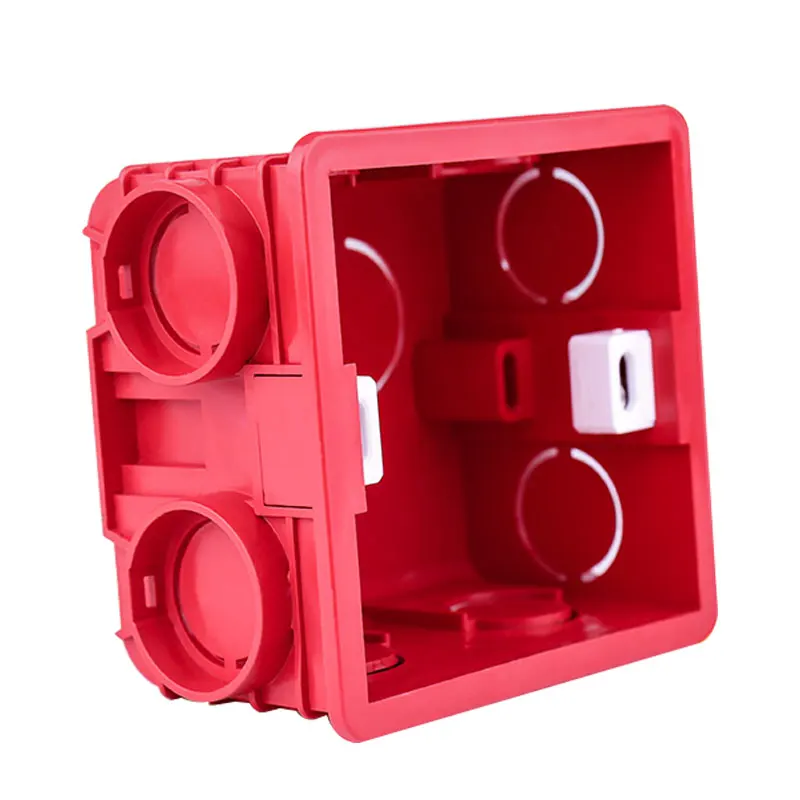 Wall Plate Adjustable Internal Cassette Mounting wifi touch switch usb socket Box Plastic Materials For 86 Type Standard