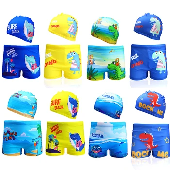 

Boys Swimwear 2020 New Dinasaur Swimming Trunks For Children Boys 2-8years Boys Trunk Summer Beachwear Boys Swimsuit 1042