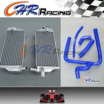 

Para Honda CR250R CR250 CR 250R 2005 2006 2007 radiador de aluminio y manguera azul