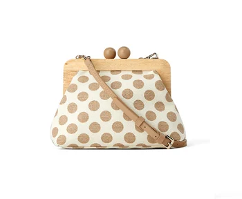 

Ladies Retro Stripe Handbag Small Canvas Shoulder Bag Fashion Handbag Women Mini Crossbody Bag