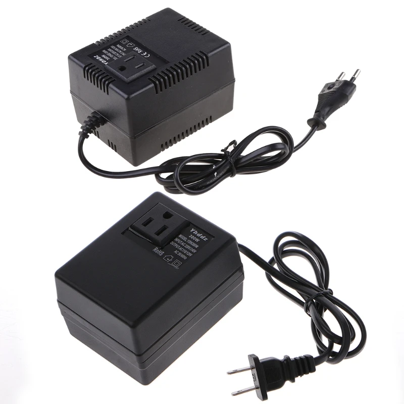 AC 220-240V to 110-120V Power Converter Adapter Voltage Transformer for Travel 