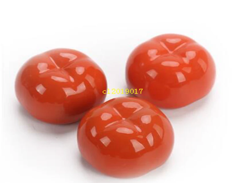 Creative new persimmon tea pot persimmon heart ceramic seal jar