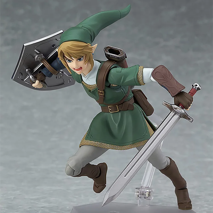Zelda Legend Figma319 ссылка Zelda Сумеречная принцесса Мобильная-лицо трансплантация гаражный комплект модель