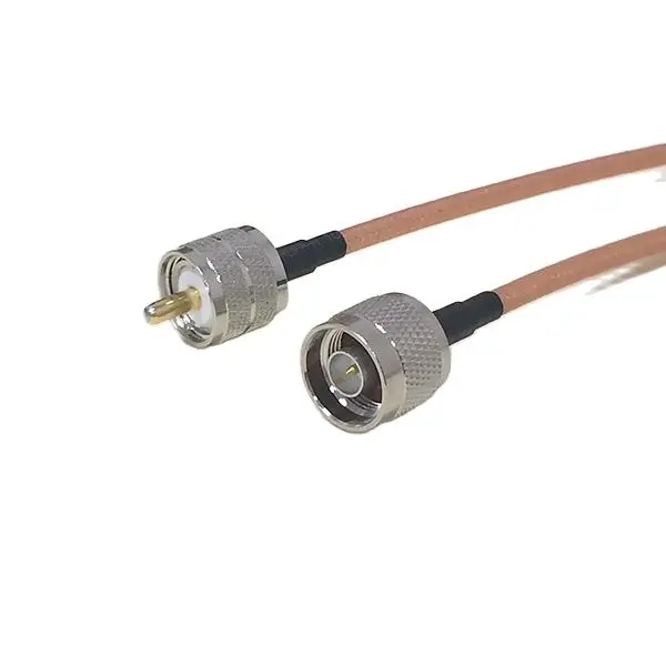 Modem Coaxial Pigtail Uhf Male Plug Connector Switch N Male Plug Connector Rg142 Cable 50cm 20