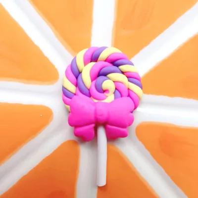 Радужный леденец наполнитель амулеты для слизи DIY аксессуары Fimo Lizun моделирование из пластилина глина пушистый слизи комплект для детей - Цвет: one Pcs S