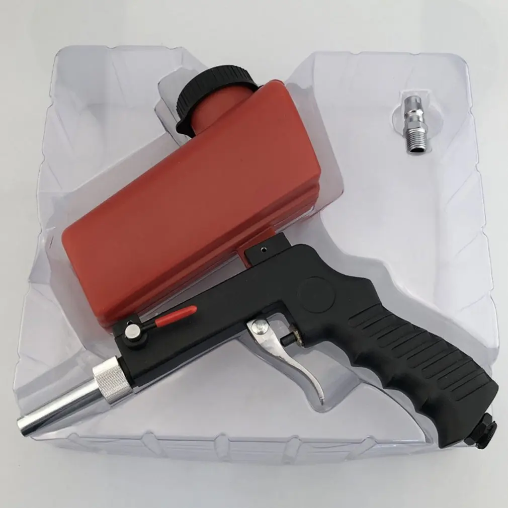 Portable Gravity Sandblasting Gun Miniature Pneumatic Sandblasting Set Rust Blasting Device Small Sand Blasting Machine