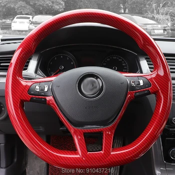 

Steering Wheel Modified Peach Wood Interior Patch Cover Prevent Scratches For VW Touran 16-18 CC T-Cross T-ROC 2019