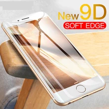 Kavisli kenar temperli cam iPhone 12 11 Pro Xr X Xs Max ekran koruyucu için iPhone 6 6s 7 8 artı SE 2020 koruyucu Film