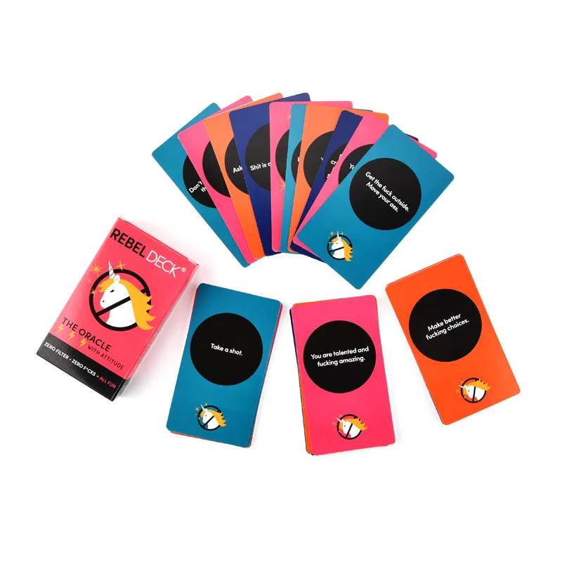 Rebel Deck Tarot Cards Box Set Game English Tarot Deck Table Card Board Games Party Playing Cards Entertainment Family Games