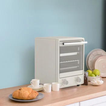 Convection Oven 12L Compact Convection Fryer for Broil/Bake/ Broil/ Tumble Dry, Recirculating Toaster Oven with Gri 6