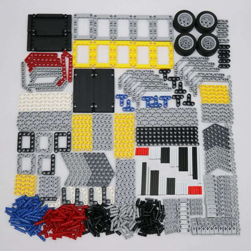 582pcs MOC Brick Technic Beam Axle Connector Pin Flat Panel Frame Car Truck Technic Building Blocks Pieces Technical Toys|Blocks| - AliExpress