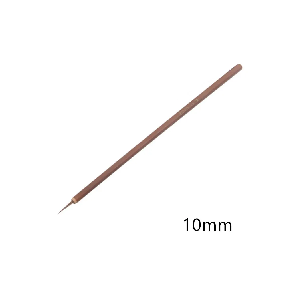 1PC 10/11/12/13mm New Small Nail Brush Bamboo Handle Nail Art Painting Brushes Nail Liner Brush DIY Manicure Nail Tools 2