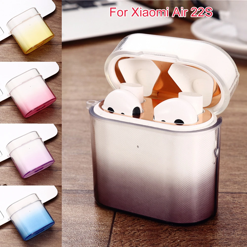 Чехол для беспроводных наушников Xiaomi Air 2 2S защитный прозрачный чехол с защитой от