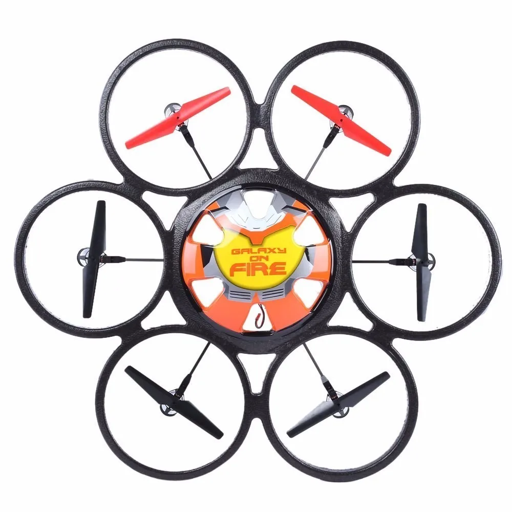 80X80X11,7 см большой WLtoys V323 дроны 2,4 г 4CH 6-Axis Gyro RC Квадрокоптеры дистанционного Управление гексакоптер летающая тарелка беспилотный игрушки